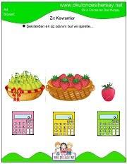 Az Çok Kavramı Çalışma Sayfalarıme çalışmaları